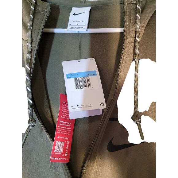 NWT Medium Nike The Ohio State Therma-Fit Zip up Hoodie - Picture 7 of 9